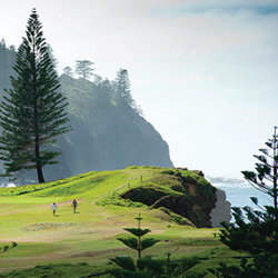 Golfing Norfolk island